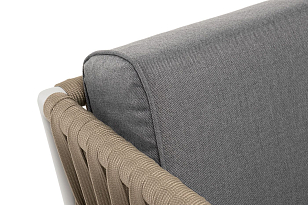 Кресло 4SIS Касабланка Цвет: светло-серый (RAL7035) муар, серо-коричневый, серый для дачи Кресло 4SIS Касабланка Цвет: светло-серый (RAL7035) муар, серо-коричневый, серый, садовая мебель