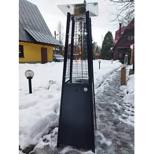 Уличный газовый обогреватель WWT 13I Total Black Mini, уличное оборудование