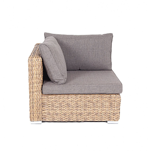 Модуль угловой 4SIS Лунго (гиацинт) Цвет: соломенный, садовая мебель