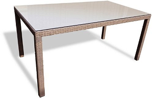 Обеденная группа Joygarden Rome светло-коричневый, садовая мебель