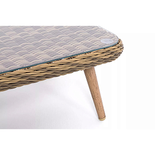 Журнальный столик 4SIS Прованс, цвет соломенный для дачи Журнальный столик 4SIS Прованс, цвет соломенный, садовая мебель