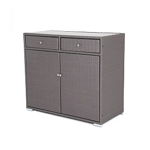 Плетёная тумба 4SIS Мальта Цвет: графит, садовая мебель