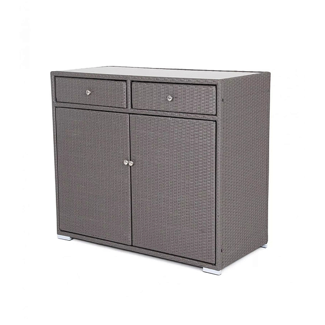 Плетёная тумба 4SIS Мальта Цвет: графит 