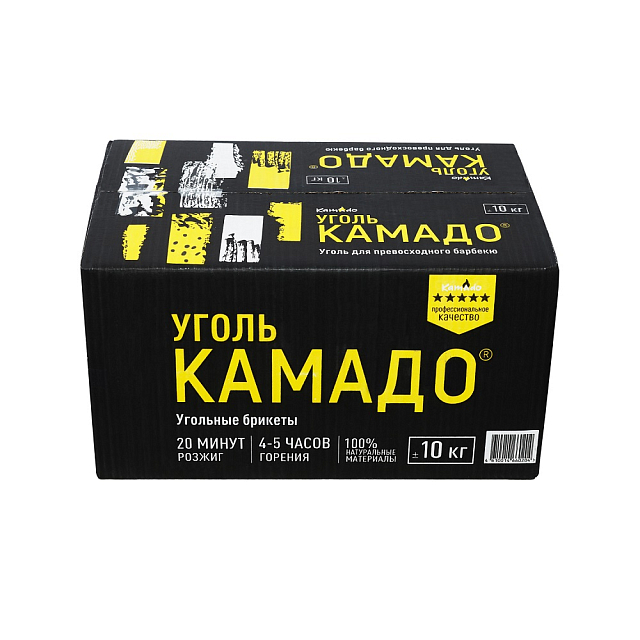 Уголь "Камадо" в брикетах 10 кг