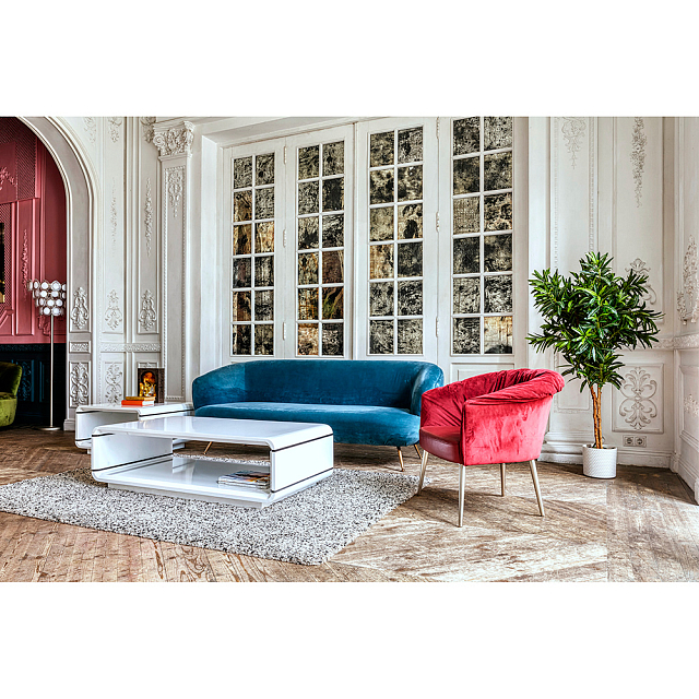 Столик-тумба журнальный Paoli Opus Цвет: белый