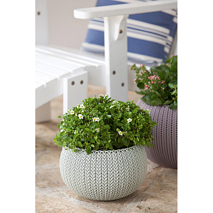 Кашпо Keter Cozies S подвесное Цвет: коричневый, уличное оборудование