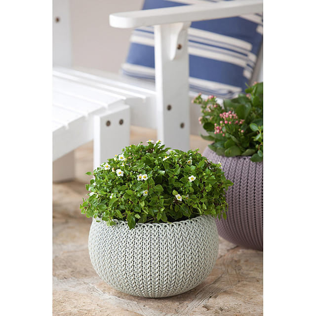 Кашпо Keter Cozies S подвесное Цвет: коричневый 