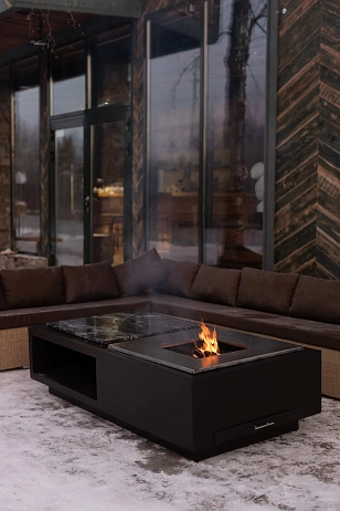 Гриль-очаг Elbrus Home Фудзияма 230х120 (Термостойкая сталь) для сада