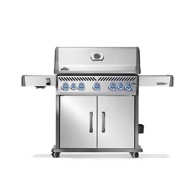 гриль газовый napoleon rogue pro-s 625 стальной (с ик горелкой 3/3)
