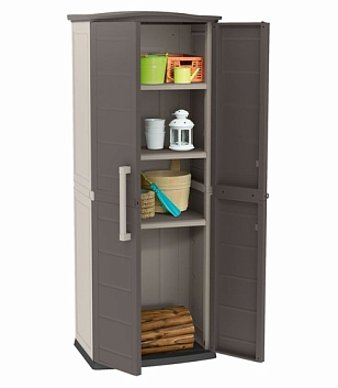 Уличный садовый шкаф Keter Boston Tall, садовая мебель