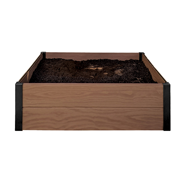 Кашпо-грядка Keter Maple Square Цвет: коричневый 
