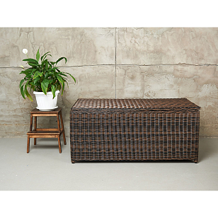 Набор из 2х сундуков Lite Karl 120 и 140 Цвет: темно-коричневый, садовая мебель