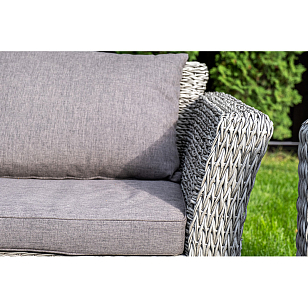 Лаунж-зона 4SIS Капучино Сингл (гиацинт), цвет графит для дачи Лаунж-зона 4SIS Капучино Сингл (гиацинт), цвет графит, садовая мебель