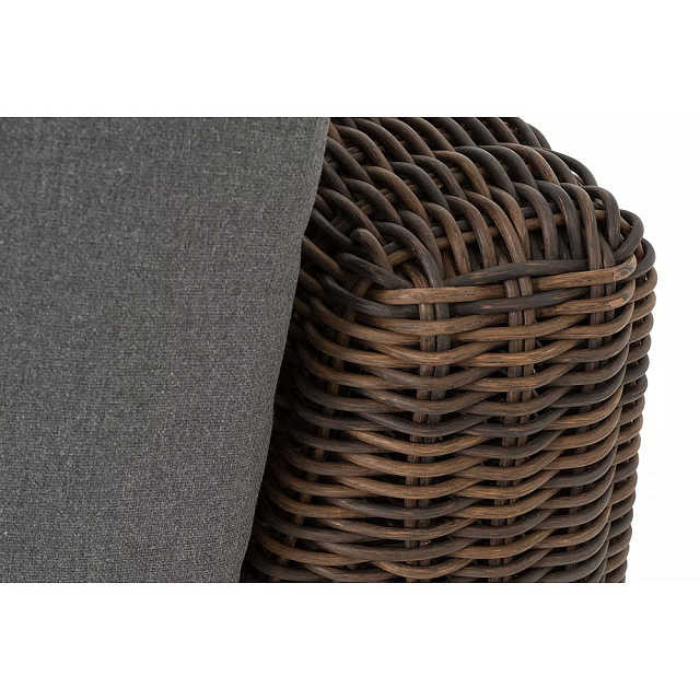 Модуль диванный прямой 4SIS Капри, цвет коричневый 