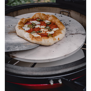 Круглый камень для пиццы камень для пиццы Kamado Joe (Big Joe) для приготовления пищи Круглый камень для пиццы камень для пиццы Kamado Joe (Big Joe) для сада