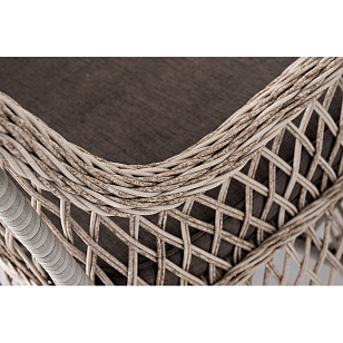 Обеденная группа 4SIS Катания на 6 персон, цвет бежевый, садовая мебель