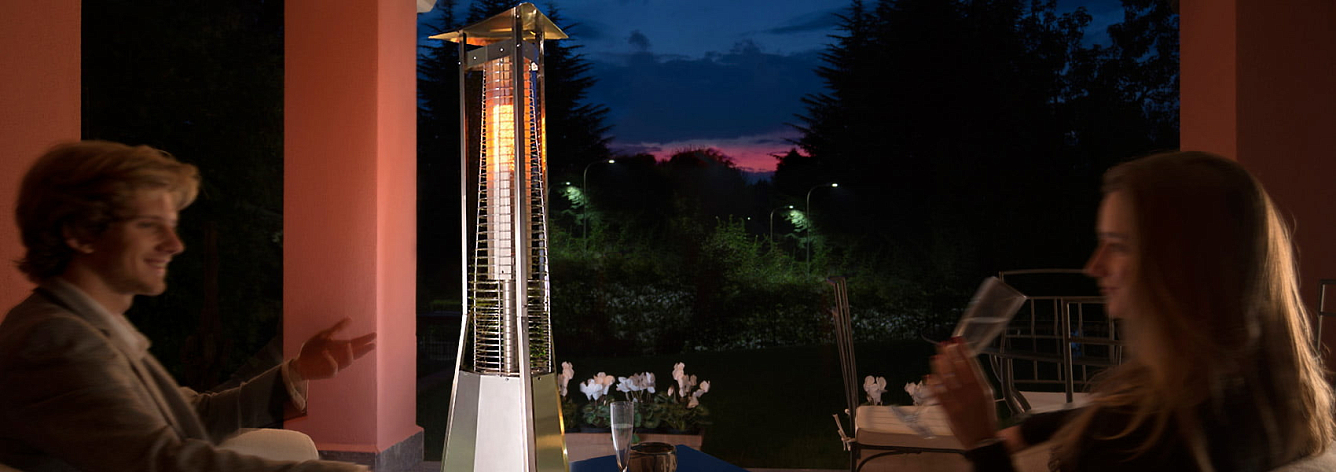 Уличный газовый обогреватель Siabs Kaliente с ручным управлением 