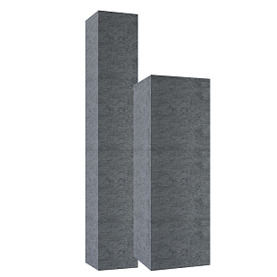 Кашпо Concretika Colonna Premium Grey, уличное оборудование