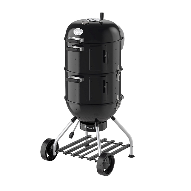 угольный гриль-коптильня rösle smoker f50-s