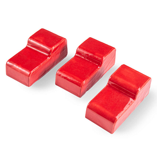 Ножки-подставки для гриля Diamond Egg красные для сада