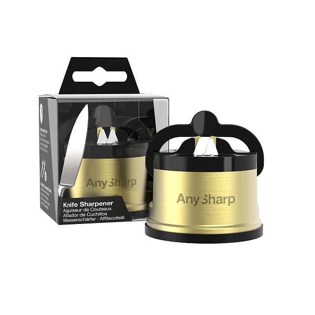 Точилка для ножей AnySharp Pro Цвет: латунь