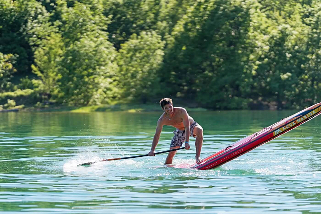 SUP-доска надувная Aqua Marina Race Elite 14'0" S22 для серфинга