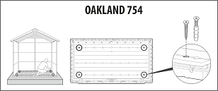 Пластиковый сарай Keter Oakland 754 для сада и загородного дома Пластиковый сарай Keter Oakland 754, уличное оборудование