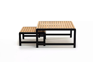 Диванная группа из алюминия Joygarden Maya M Цвет: темный графит, садовая мебель