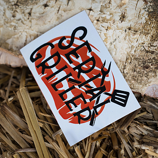 Одежда и аксессуары Футболка St.Tomato с двухсторонней печатью Serial griller XL/XXL для BBQ