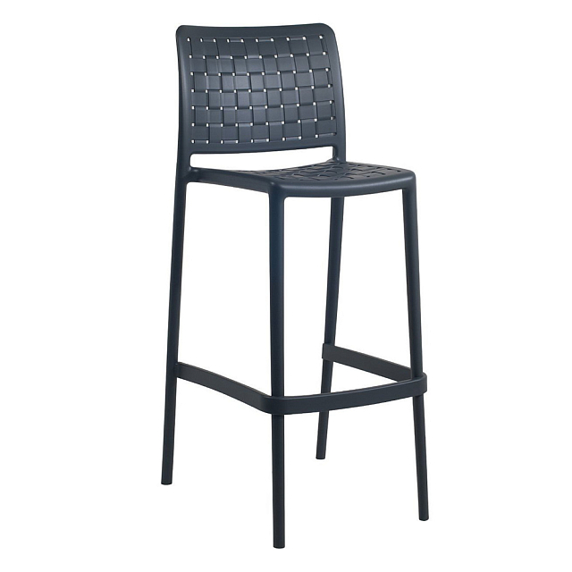 Стул барный Papatya Fame-S Bar 75 Цвет: антрацит 
