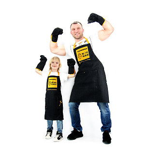 Набор детский Amfora Tandoors Mini Chef из фартука и двух прихваток