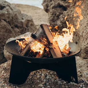 Стальная чаша для огня Concretika Y 80, уличное оборудование