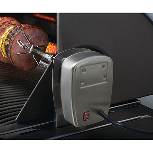 Вертел с 4-мя зажимами и электромотором для моделей Napoleon 600/605/730 для сада