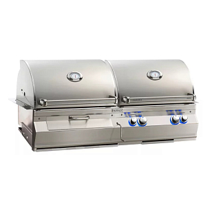 Гриль комбинированный газ / уголь встраиваемый Fire Magic Aurora A830i для приготовления пищи Гриль комбинированный газ / уголь встраиваемый Fire Magic Aurora A830i для сада