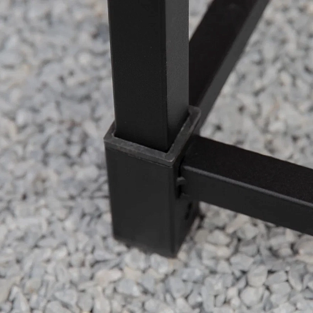 Дровница металлическая с чехлом 