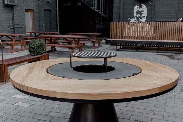 Гриль-очаг Elbrus Home Тибет Ø182 (Термостойкая эмаль)