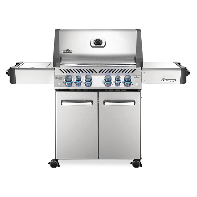 гриль газовый napoleon prestige 500 (стальной, с ик горелкой 3/3)