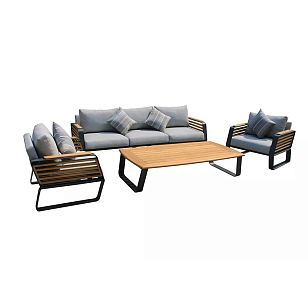 Лаунж зона из алюминия Joygarden Aura для дачи Лаунж зона из алюминия Joygarden Aura, садовая мебель