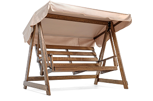 Качели Semka Floresta cappuccino лиственница, садовая мебель