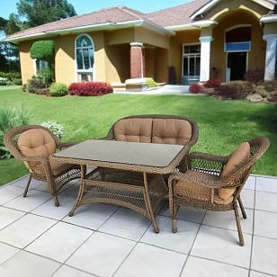 Комплект садовой мебели Lite Molfetta Beige, садовая мебель