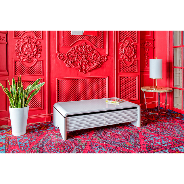 Столик-тумба журнальный Paoli 3D-Modo Цвет: белый