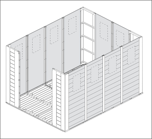 Пластиковый сарай Keter Factor 8x11 