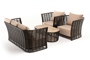 Лаунж-зона 4SIS Валенсия, цвет бронзовый для дачи Лаунж-зона 4SIS Валенсия, цвет бронзовый, садовая мебель