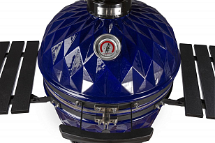 гриль керамический diamond egg xl цвет: синий для приготовления пищи гриль керамический diamond egg xl цвет: синий для дачи