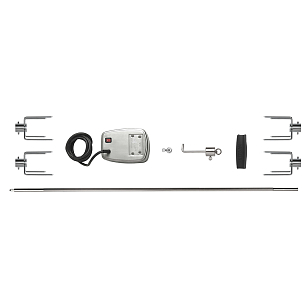 Вертел с 4-мя зажимами и электромотором для моделей Napoleon 665 для сада