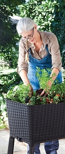 Грядка Keter Easy Grow Цвет: антрацит, уличное оборудование