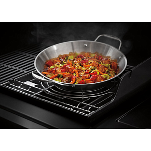 Вок Weber Crafted со вставкой для приготовления на пару для сада