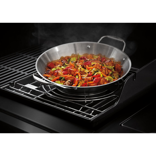 Вок Weber Crafted со вставкой для приготовления на пару