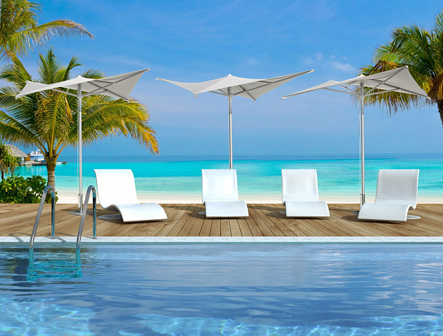 Зонт-парусник Scolaro квадратный Vela 