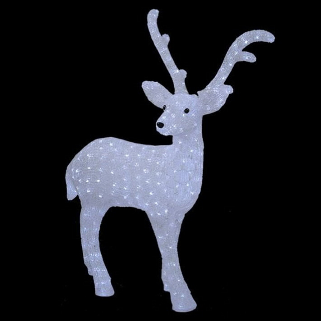Светящаяся фигура Kaemingk Белый олень